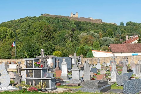Cemetery, citadel, fortress, Montmédy, Département Meuse, Grand Est, France