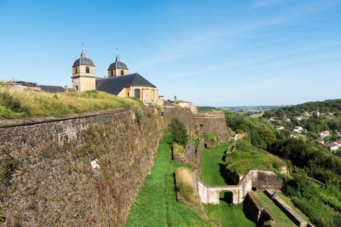 Church of St Martin, citadel, fortress, Montmédy, Département Meuse, Grand Est, France