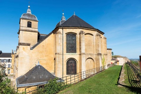 Church of St Martin, citadel, fortress, Montmédy, Département Meuse, Grand Est, France