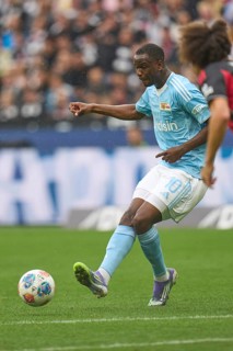 Football Bundeliga Eintracht Frankfurt-Union Berlin.Ilyas Ansah (1. FC Union Berlin)