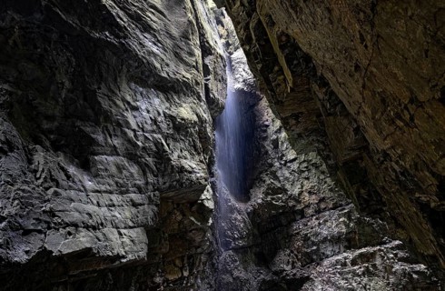 Breitachklamm gorge near Oberstdorf, the deepest rocky gorge in Central Europe