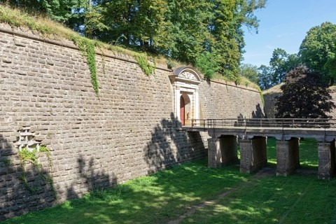 Porte de France, fortress gate, bridge, fortress wall, fortress moat, citadel, Vauban