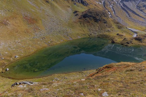 Mountain panorama, Schwarzkarlsee, Uttendorf Pinzgau, hiking area