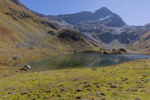 Mountain panorama, Schwarzkarlsee, Uttendorf Pinzgau, hiking area