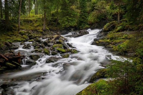 Riesach Falls, Styria, Untertal, Schladming, Austria