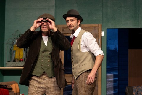 Silvio Hildebrandt (Dr Courtenay), Thilo Herrmann (Prof Marcus), LADYKILLERS, photo rehearsal on 29