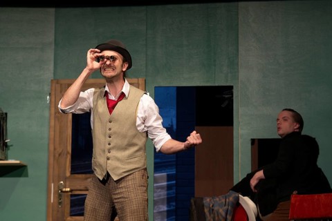 Thilo Herrmann (Prof. Marcus), LADYKILLERS, photo rehearsal on 29.09.2025 at the Berliner