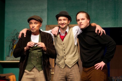 Silvio Hildebrandt (Dr Courtenay), Thilo Herrmann (Prof Marcus), Henning Wolff (Louis Harvey),