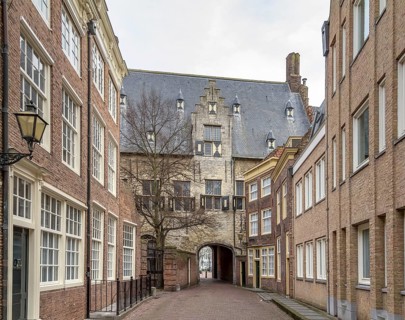 City view of Middelburg located in the dutch province of Zeeland