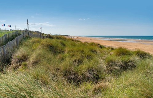Scenery at Juno Beach between Courseulles and Saint-Aubin-sur-Mer which was one of the five areas