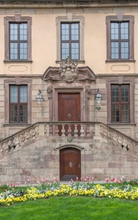 Historic building named Stadtschloss in Fulda, a city in Hesse, Germany