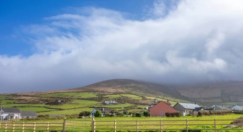 Idyllic scenery around Dingle, a town in County Kerry, Ireland