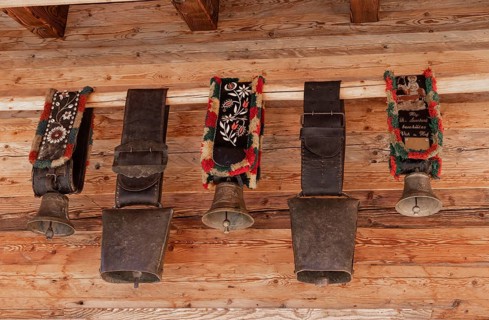 Cow, cowbells and bells, traditional bells, mountain pasture, cultural heritage