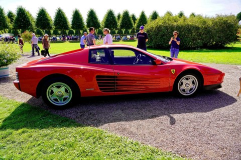 Ferrari Testarossa, Year 1987, Classic vintage car, Gala International Concours d'Elegance