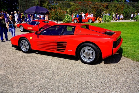 Ferrari Testarossa, Year 1987, Classic Vintage Car, Gala International Concours d'Elegance