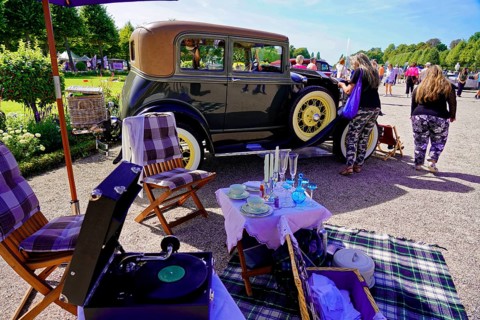 Oldtimer Classic, Gala International Concours d'Elegance Schwetzingen 2025, Germany, Europe, picnic