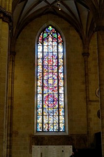 The interior of the largest Protestant church in Germany. It has the world's highest church tower,