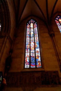 The interior of the largest Protestant church in Germany. It has the world's highest church tower,