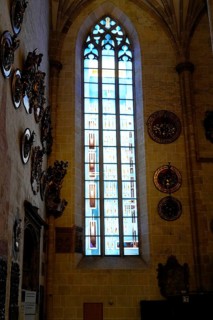 The interior of the largest Protestant church in Germany. It has the world's highest church tower,