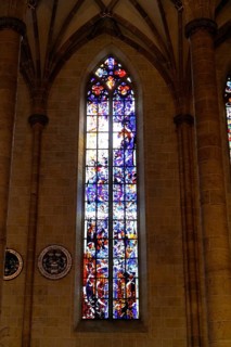 The interior of the largest Protestant church in Germany. It has the world's highest church tower,
