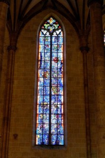 The interior of the largest Protestant church in Germany. It has the world's highest church tower,