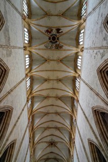 The interior of the largest Protestant church in Germany. It has the world's highest church tower,