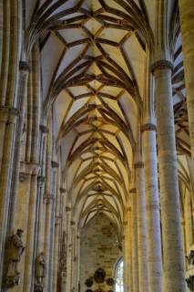 The interior of the largest Protestant church in Germany. It has the world's highest church tower,