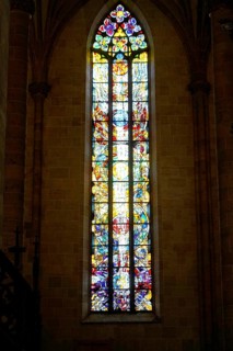 The interior of the largest Protestant church in Germany. It has the world's highest church tower,