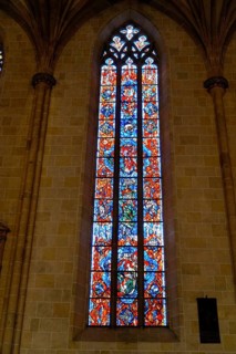 The interior of the largest Protestant church in Germany. It has the world's highest church tower,