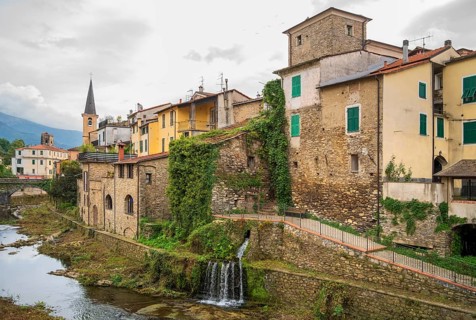 Impression of Borgomaro, a comune in the Province of Imperia in the Italian region Liguria