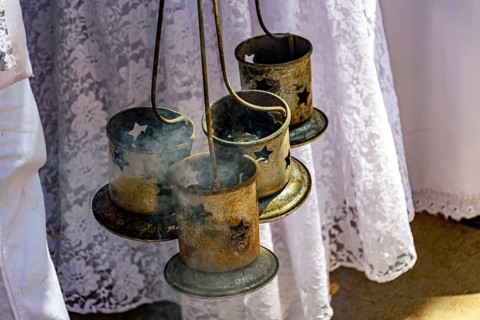 Smokers traditionally used in ceremonies and festivals of the Afro-Brazilian religions Umbanda and