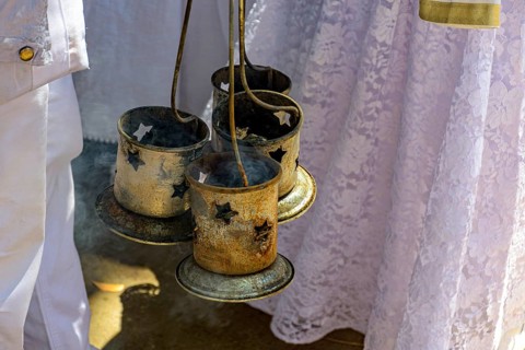 Smokers used in Umbanda and Candomble ceremonies for purification