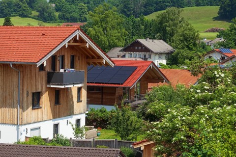 Residential building, Grainbach, Samerberg, Chiemgau, Upper Bavaria, Bavaria, Germany