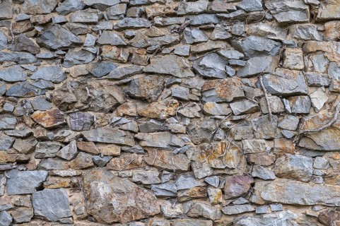 Quarry stone wall, background, texture, Hesse, Germany