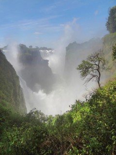 The Victoria Falls in Zimbabwe
