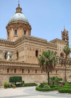 The Palermo Cathedral in Palermo, Sicily