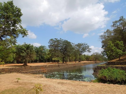 Sunny impression around Sigiriya, a ancient palace located in the central Matale district in Sri