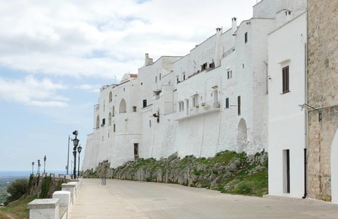 Impression of Ostuni, a city in Apulia, Italy