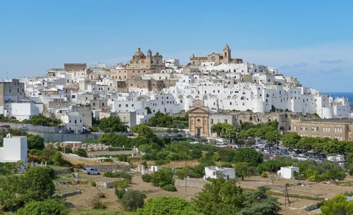 Impression around Ostuni, a city in Apulia, Italy