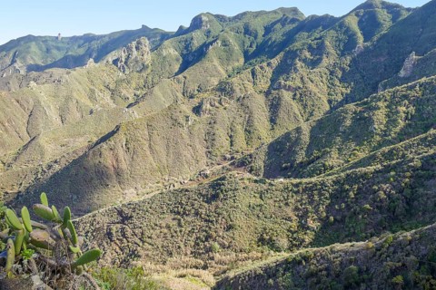 Impression around a mountain range named Macizo de Anaga at the island Tenerife in the Canary