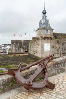 Town named Concarneau in the Finistere department of Brittany in France