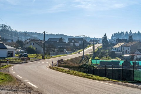 Impression of Aydoilles, a commune in the Vosges department in Grand Est in northeastern France at