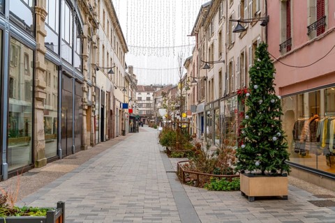 Impression of Epinal, a commune in northeastern France and the prefecture of the Vosges department