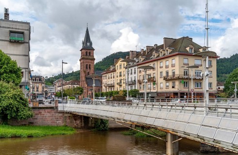 Impression of Saint-Die-des-Vosges, a commune in the Vosges department, Grand Est, northeastern