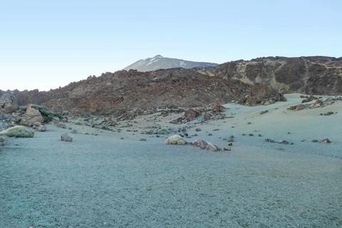 Evening scenery around the Teide National Park at Tenerife, Canary Islands, Spain