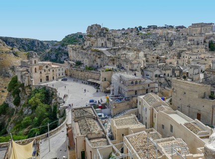 Impression around Matera in the region of Basilicata in Southern Italy