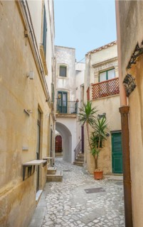 Idyllic scenery in Otranto, a town in Apulia, Southern Italy