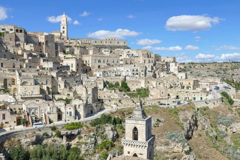 Impression around Matera in the region of Basilicata in Southern Italy
