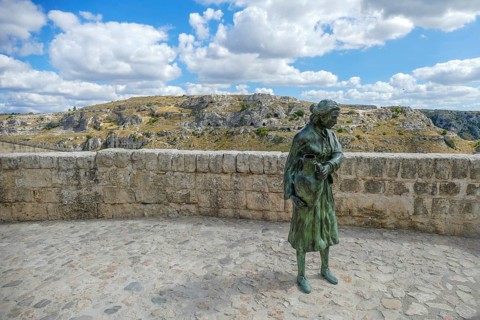 Impression around Matera in the region of Basilicata in Southern Italy