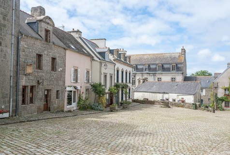Scenery at Pont-Croix, a commune in the Finistere department in Britttany, France